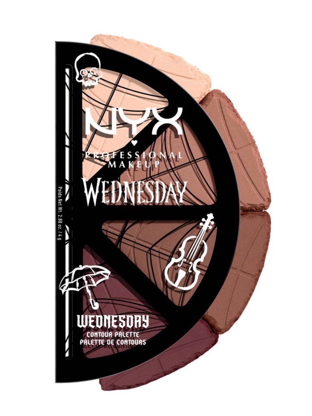 NYX Wednesday Stained Glass Contour Palette Vegan & Limited Edition